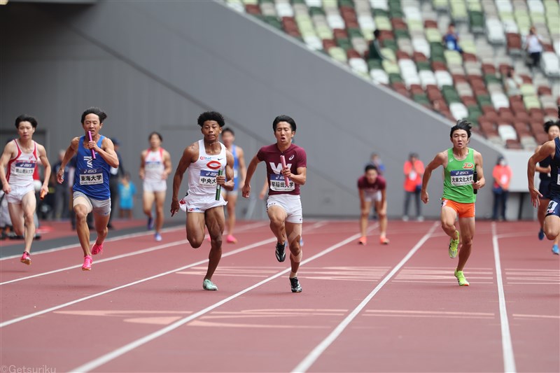 日本選手権リレーのエントリー発表!! 男子4継はインカレVの中大、連覇目指す早大、木梨嘉紀擁する筑波大などがエントリー