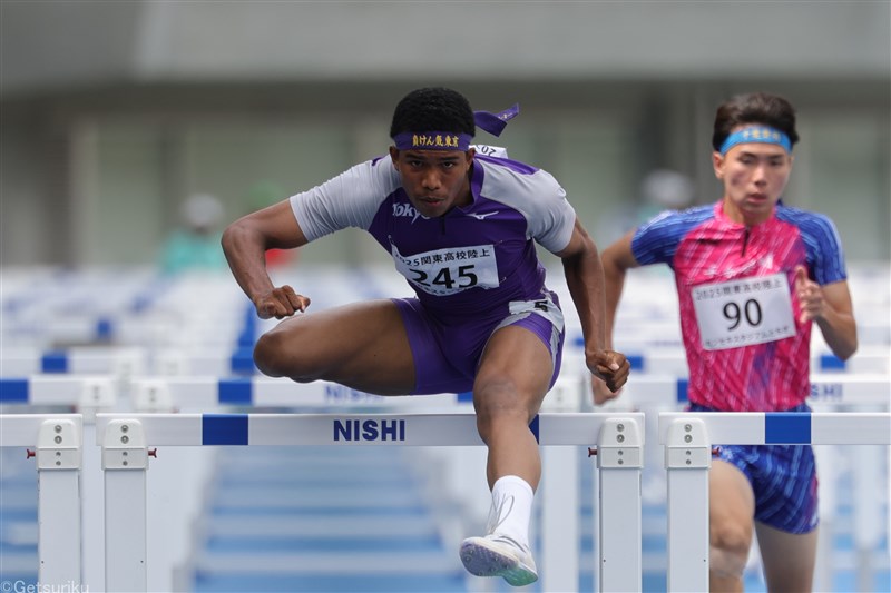 110mH古賀ジェレミー驚異の高校新13秒45 次は日本選手権！七種・江口美玲5120点、岡田紗和1年初の5000点超え／IH南関東