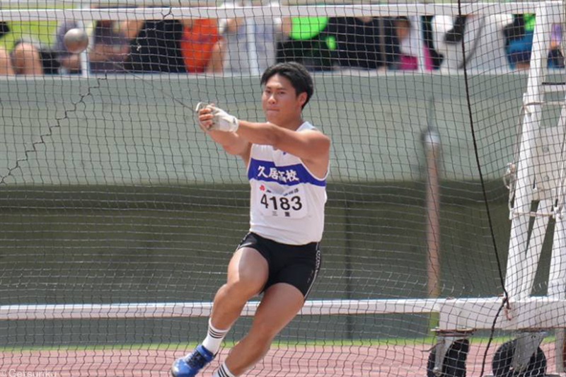 男子ハンマー投・大川巧が先輩超えの66m07 女子400mは今峰紗希が復調示すV／IH東海