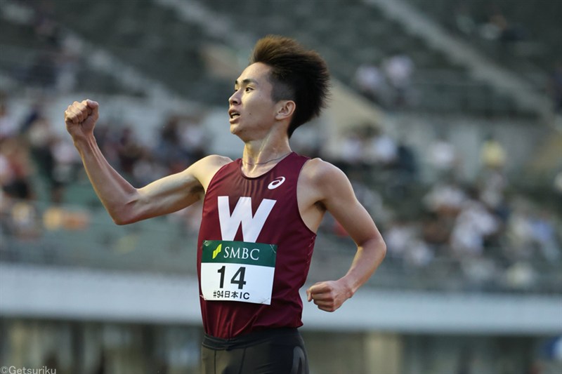 5000m・山口智規が13分40秒06で日本人初の1500mと2冠!!「名前残せて取り組み報われた」／日本IC