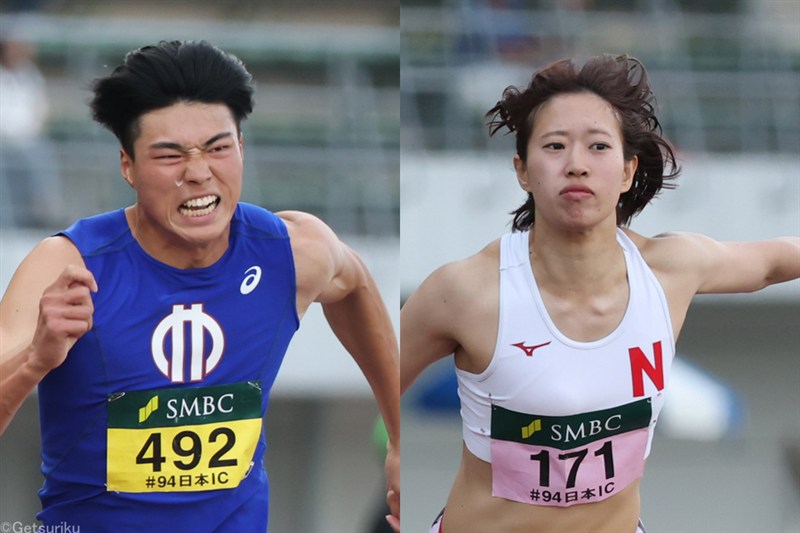 110mHの阿部竜希が圧巻の13秒25でV2！100mH島野が学生新、走幅跳の木村6m42で有終の美 5000m山口が1500mとの2冠／日本IC