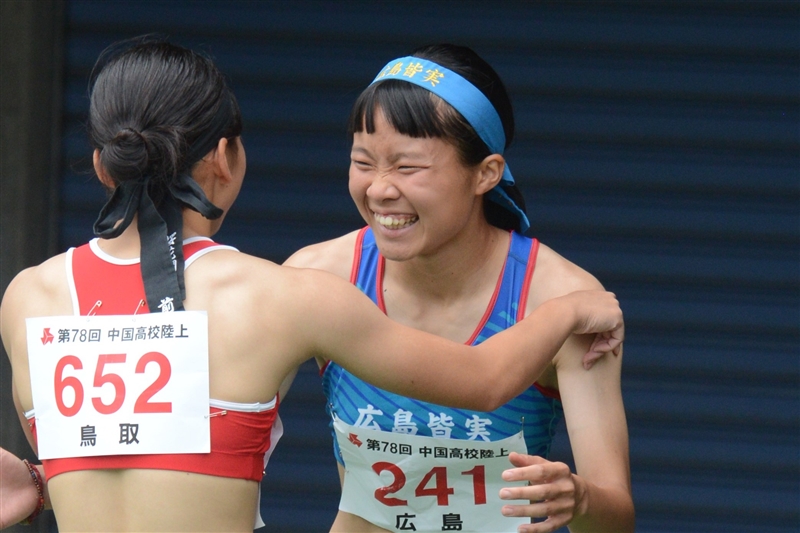 200m松本真奈が高校歴代8位の23秒69!!「スムーズに走れた」100m、4継と3冠 100mH竹堂が自己新V／IH中国