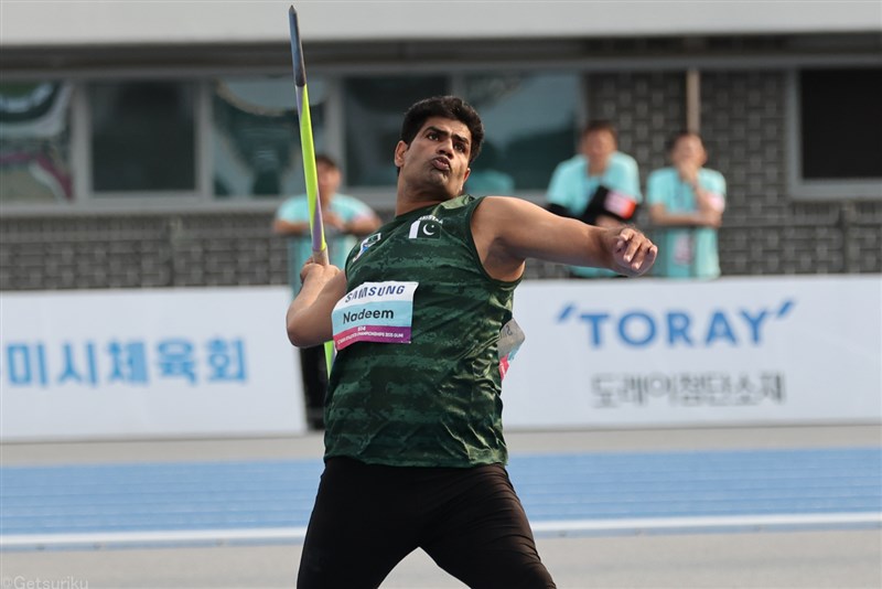 五輪王者ナディームがやり投貫禄V！ジェルト5000m＆3000m障害2冠、中国が最多19個の金メダル／アジア選手権