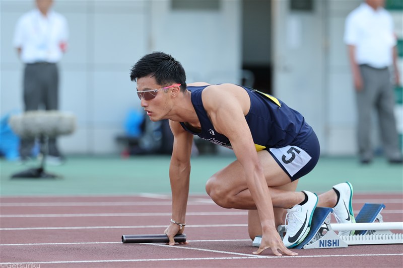 栁田大輝が4継に登場！1走に「どうでしたか？」7年ぶり岡山で躍動／日本IC