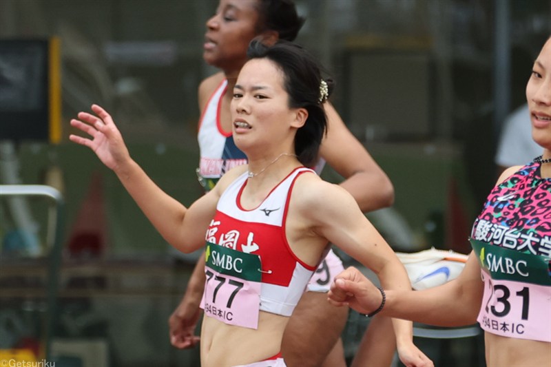 100m・山形愛羽が初V！アジア入賞の経験生かし「勝ち切ることしか考えていなかった」／日本インカレ