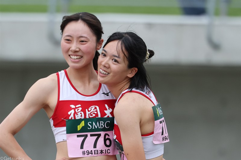 山形愛羽が100m学生女王に！混戦から11秒66で抜け出す／日本IC