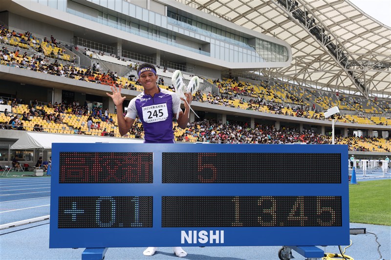 110mH・古賀ジェレミーが特大高校新13秒45!!準決勝の記録をさらに0.13秒更新／IH南関東