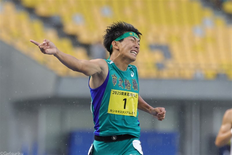 八種・宮下輝一が雨の中で6272点の高校新「気持ちを強く持っていた」女子100mは對馬、400mHはガードナV／IH南関東