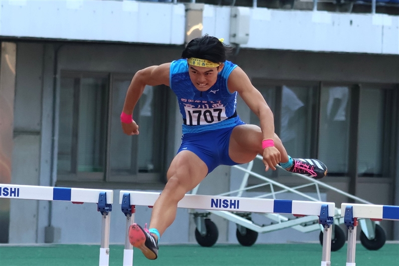 酒井大輔がハードル＆リレー4冠 三段跳・小坂羚叶が15m49の県高校新 松井詩乃は女子短距離4冠／IH香川県大会