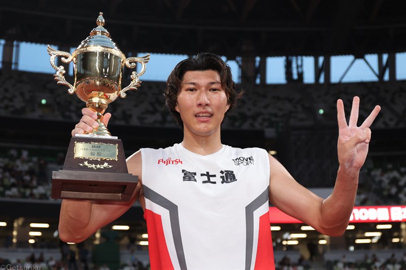 棒高跳・江島雅紀が粉砕骨折から復活V  セカンドベストの5m70で世界陸上開催国枠設定記録も突破！／日本選手権