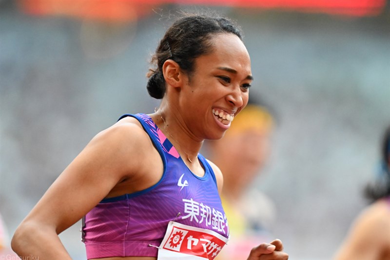 井戸アビゲイル風果が女子100m初優勝！ 11秒45で中学3年以来の100mタイトル獲得／日本選手権