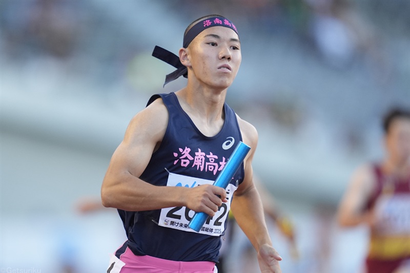 洛南が3年ぶり王座奪還！先輩の記録塗り替える39秒49の大会新「僕らにとって最高の舞台」で見せた圧巻のバトンパス／広島IH