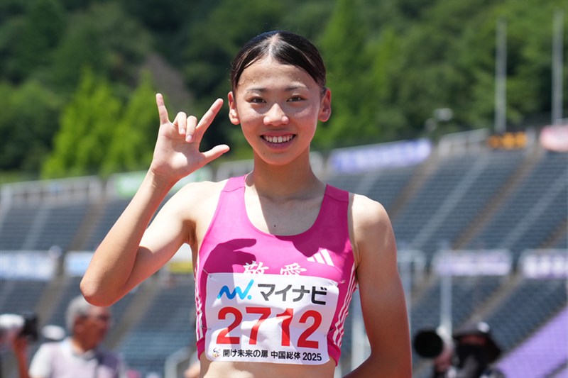 久保凛、輝いた17歳の夏 高校最後の大舞台「すごく寂しい」800ｍ史上初の3連覇達成／広島IH