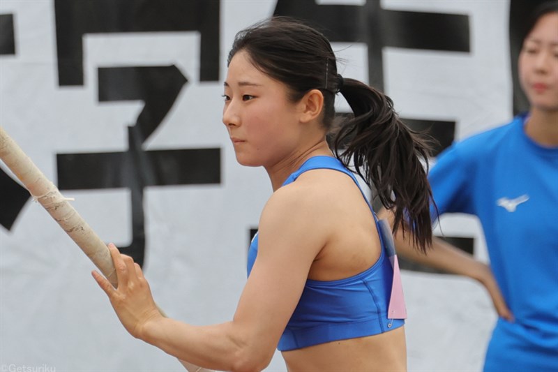 【女子棒高跳】岡田莉歩（日体大） 4m15＝学生歴代7位タイ