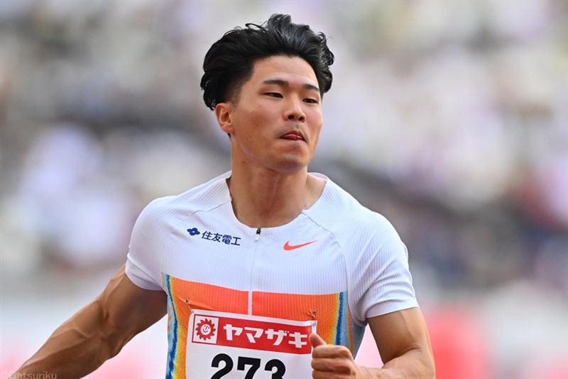 男子100m・小池祐貴が10秒30の1着で予選通過／日本選手権