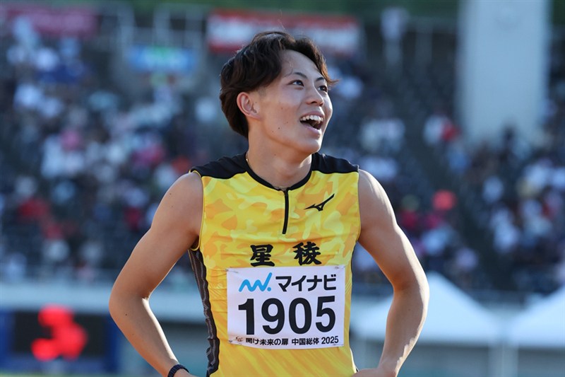 高2・清水空跳 自身も「衝撃のタイム」100m10秒00 「前半は完璧だったけど後半頑張り過ぎた」／広島IH