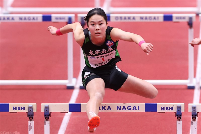 女子100mH・今村好花 13秒28の日本中学タイ記録連発！／福岡県中学総体