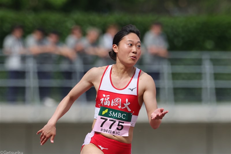 前田美結子200m日本歴代6位、学生歴代2位の23秒31！九州学生記録も更新 前週4継で単独チーム日本最高
