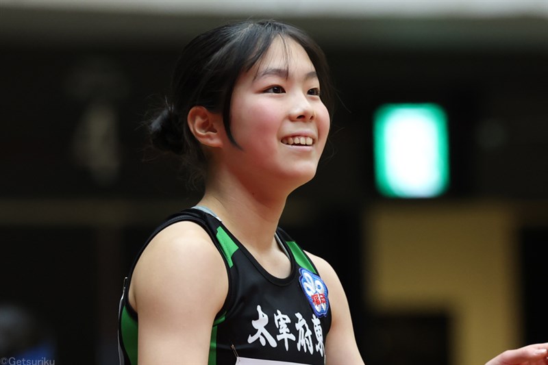 女子100mH 今村好花が中学新！ 13秒28で従来記録を0.14秒も更新！
