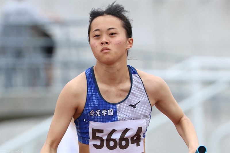 【女子100m】瀧本椰々子（金光学園高） 11秒59＝高2歴代8位