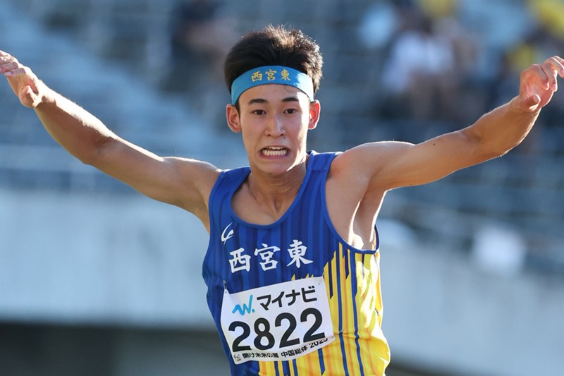 磯山福太郎が15m74ｗで兵庫勢初の三段跳Ｖ！「気持ちが強かったことが一番大きい」／広島IH