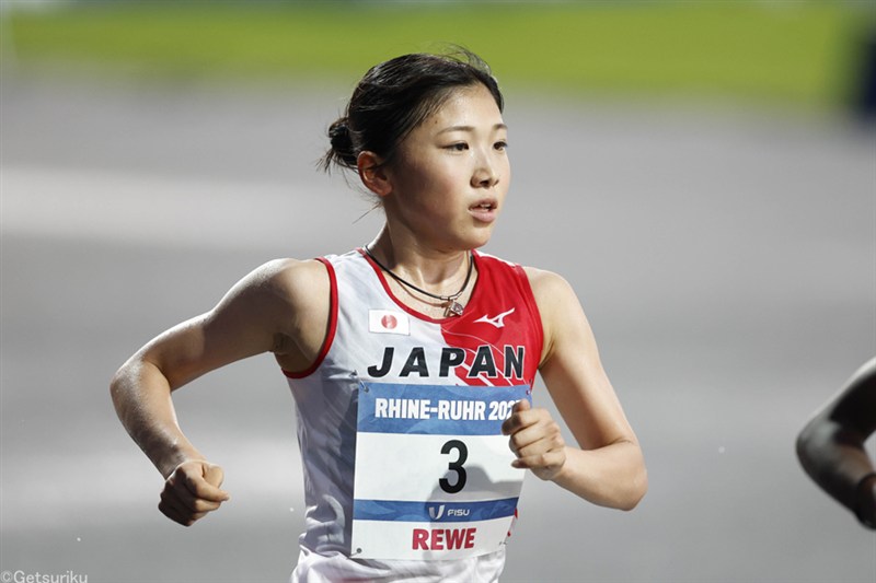 10000m・細見芽生が自己新32分01秒91で4位！大東大・ワンジルが銀 100m栁田大輝が予選1着通過／ユニバ