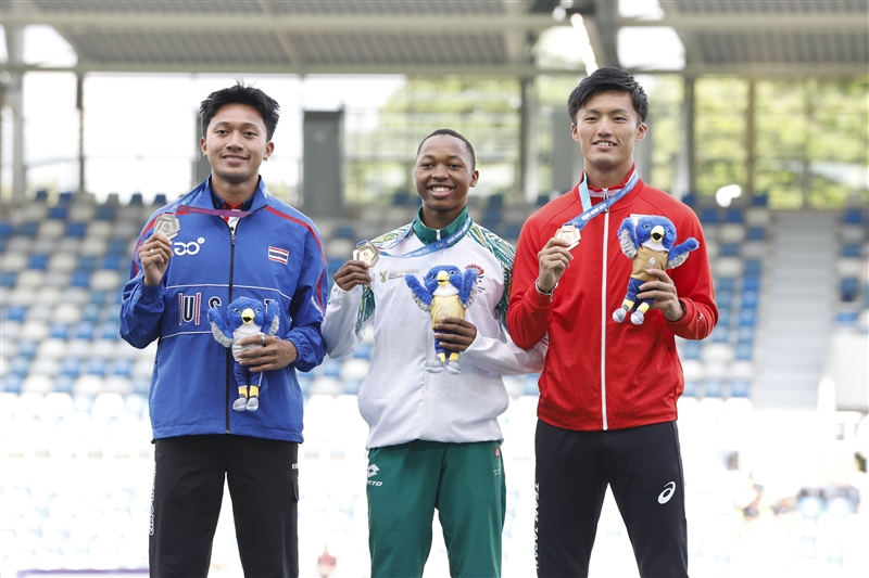 学生世界最速はワラザ 200mも制して2冠 女子10000mはルカンが大会新／ユニバ