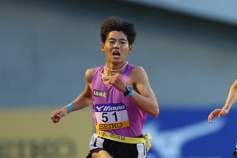 【男子1500m】本田桜二郎（鳥取城北高3）3分43秒23＝高校歴代5位