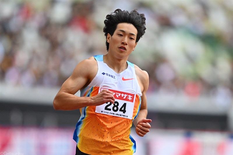泉谷駿介が走幅跳欠場 110mHとの2冠目指すもコンディション回復を優先／日本選手権