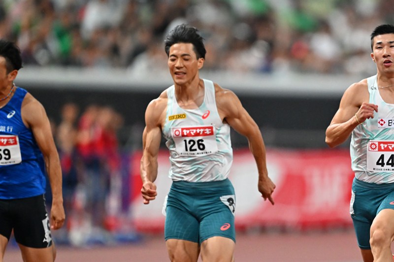 山縣亮太は100m準決勝3組6着で決勝進出ならず 終盤にかけてトップ争いから後退／日本選手権