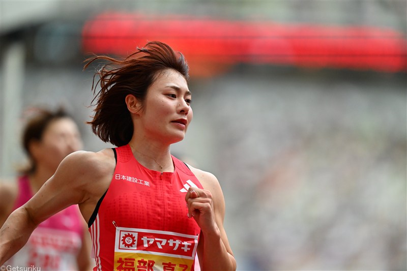 100mH福部真子は膝の痛み乗り越え3位死守 準決勝12秒75で「欲が出ました」／日本選手権