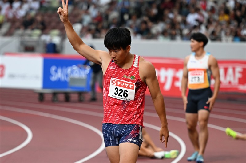 100m・10秒28同タイムで大上直起が2位、関口裕太が3位 大上「楽しかった」 関口「タイムが良くない」／日本選手権