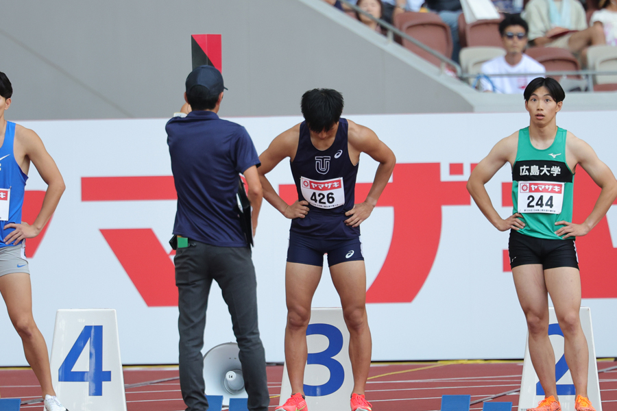 フライング失格の栁田大輝は涙「どこかふわふわしてしまったかも」絶好調で迎えるも無念／日本選手権