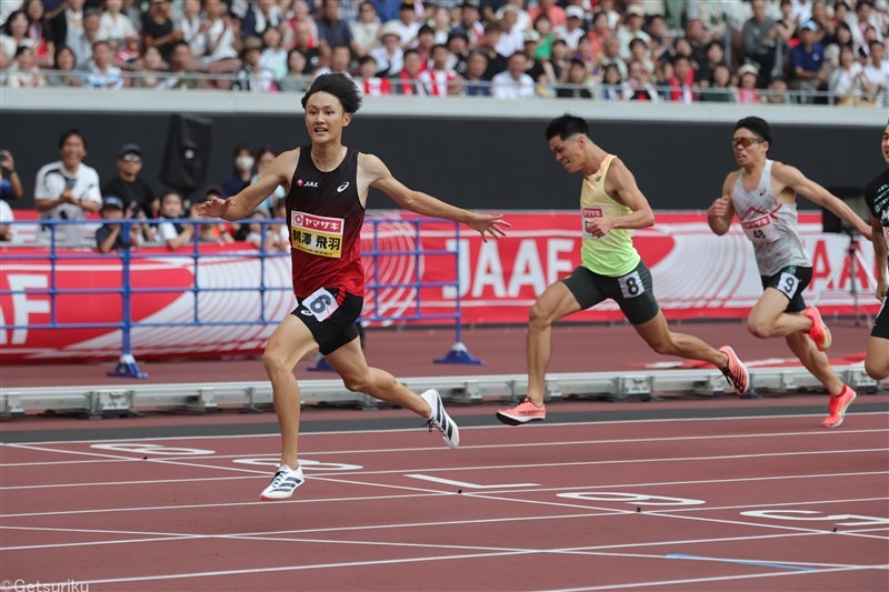 【高平慎士の視点】鵜澤飛羽の出足に見えた「記録と戦いに行く」意思表示 ラスト20mの修正が19秒台＆ファイナルへのカギ／日本選手権
