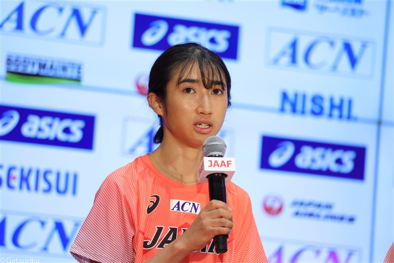 1500m・5000m代表の田中希実 東京世界陸上へ「2種目で勝負できるように頑張りたい」