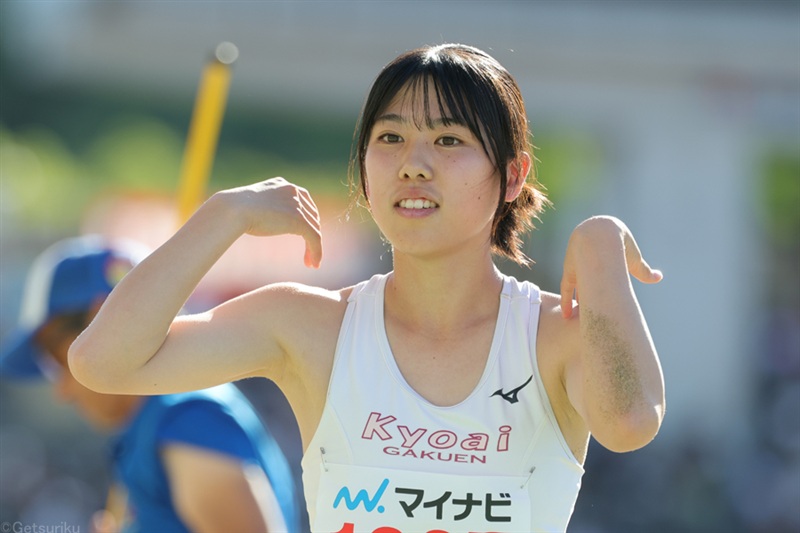 走幅跳・成澤柚日が圧巻の6m40！26年ぶり大会新＆高校歴代4位「今までにないぐらい浮いた跳躍」／広島IH