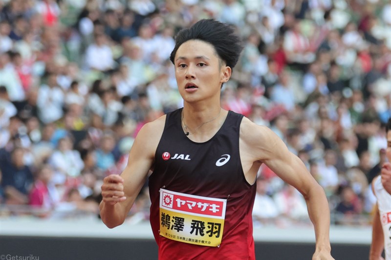 200m鵜澤飛羽が予選20秒28で悠々通過 3連覇に向けて好発進／日本選手権