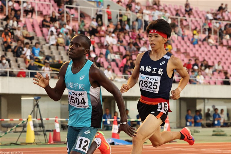 男子1500mは超高速バトル！ムティアニ22年ぶり大会新3分39秒20で連覇、2位・新妻遼己が高校歴代3位3分40秒83／広島IH