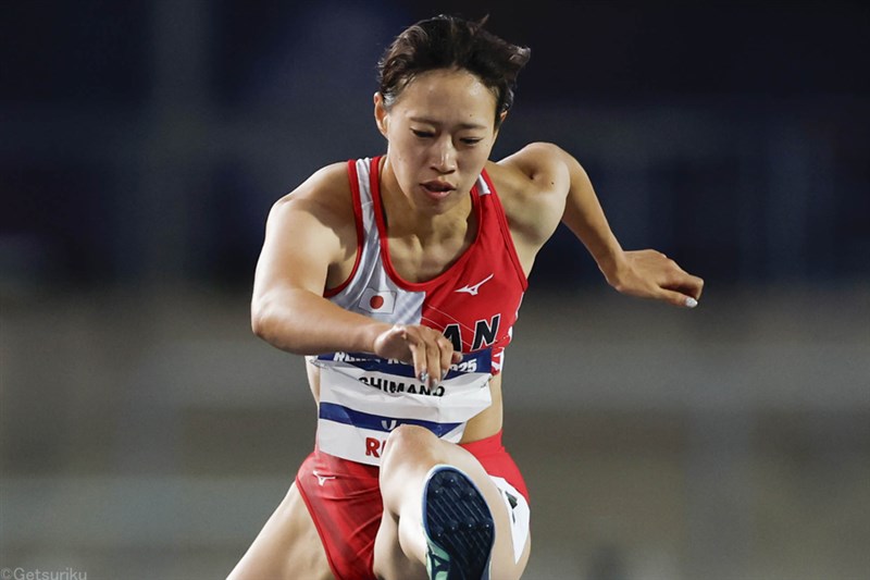 女子100mH島野真生が殊勲の7位入賞!! 男子800m落合晃は悠々予選通過／ユニバ