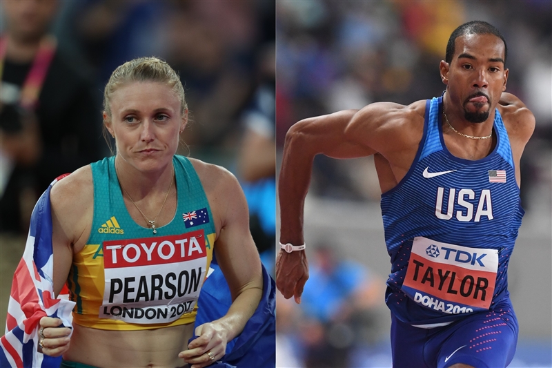 東京世界陸上アンバサダーに三段跳3連覇・テイラー氏と100mH2大会金メダルのピアソン氏