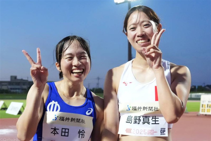 100mHで学生初12秒台突入！本田怜12秒91で学生記録奪還、島野真生も12秒97／福井ナイトゲームズ