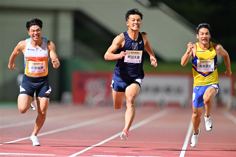 100m栁田大輝「こんな喜べないベスト初めて」日本歴代5位タイの10秒00も世界陸上には届かず／福井ナイトゲームズ