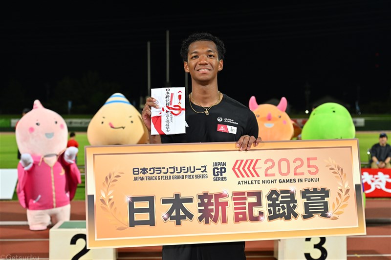 大記録ラッシュ!!110mH村竹ラシッド12秒92！鵜澤20秒11、福部12秒73、栁田10秒00／福井ナイトゲームズ