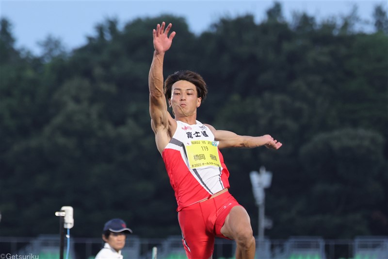 走幅跳・橋岡優輝は8m08wで優勝「うまくまとまり切らなかった」次戦で「良いものがつかめれば」／実業団・学生対抗