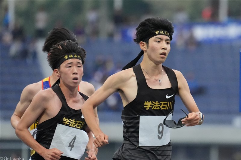 【男子2000m】増子陽太（学法石川高）5分10秒47＝高校最高記録