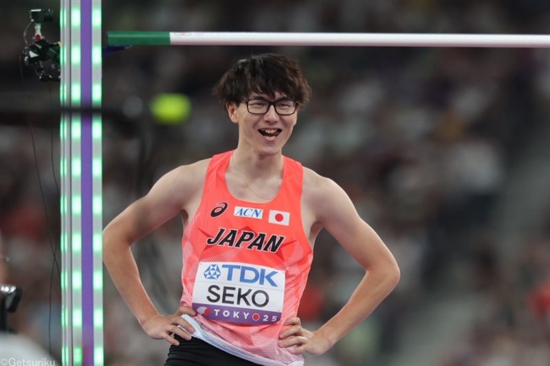 初出場の瀬古優斗が2m25を成功し総合4位で決勝進出 8月に日本歴代2位タイ／世界東京陸上