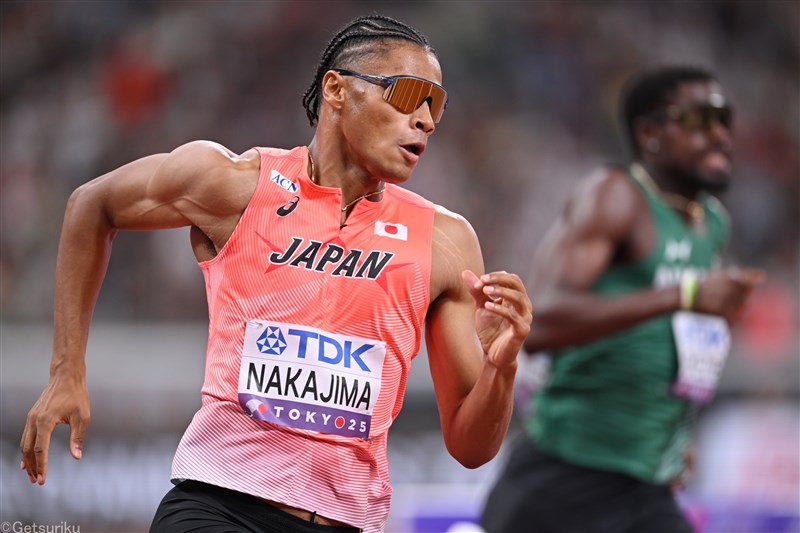 中島佑気ジョセフ400m予選から特大日本新の44秒44 髙野進以来34年ぶりファイナル目指し準決勝へ／東京世界陸上