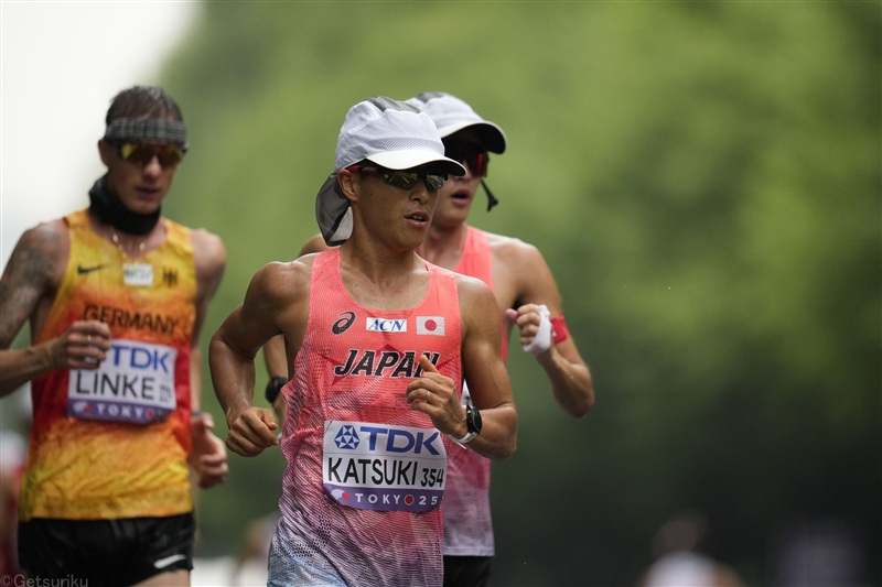 日本勢は勝木隼人が銅！オープニング種目35km競歩でメダル「第1号」／東京世界陸上