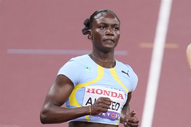 100m銅メダルのアルフレッドが200mを欠場へ ハムストリングスの肉離れ／東京世界陸上