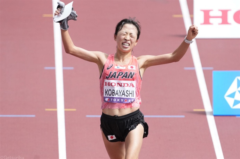 初出場・小林香菜が殊勲の7位！真骨頂の粘り発揮、笑顔でフィニッシュ／東京世界陸上